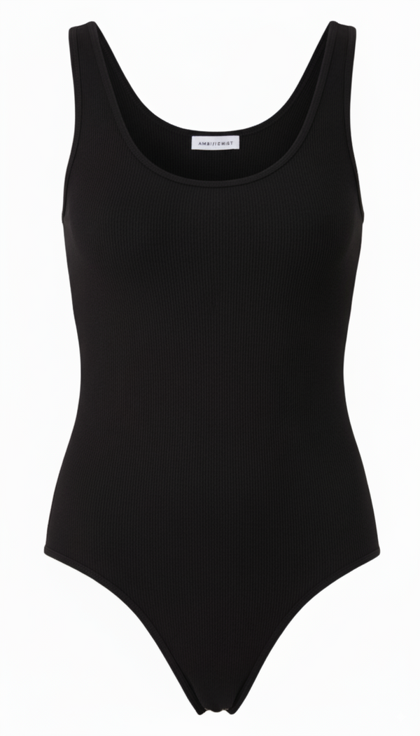 Ribbed Everyday Classic Tank Bodysuit