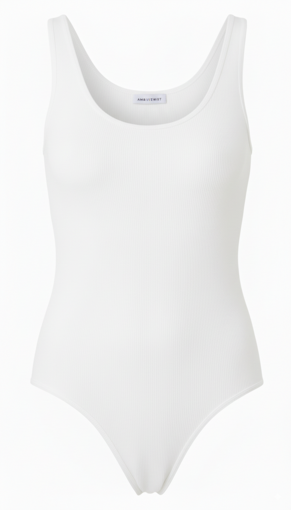 Ribbed Everyday Classic Tank Bodysuit