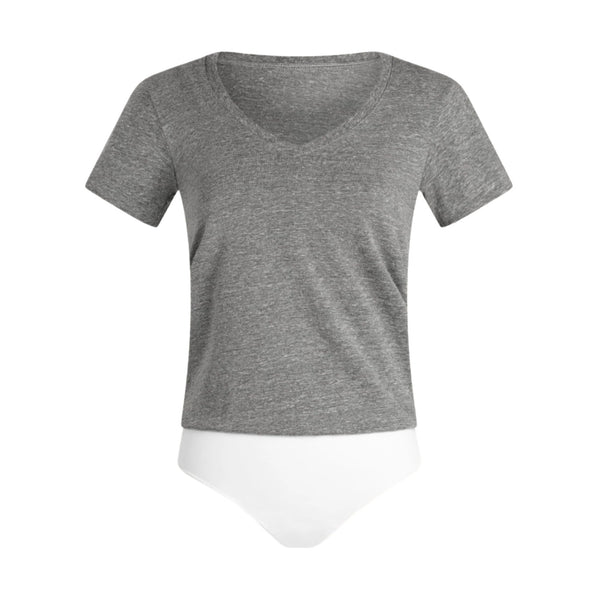 Boxy V-Neck Bodysuit
